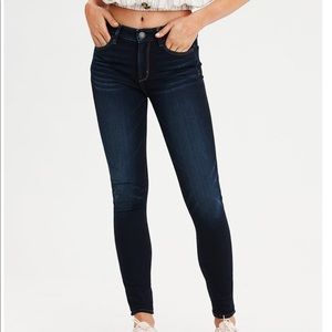 AEO Hi-Rise Jegging in True Rinse